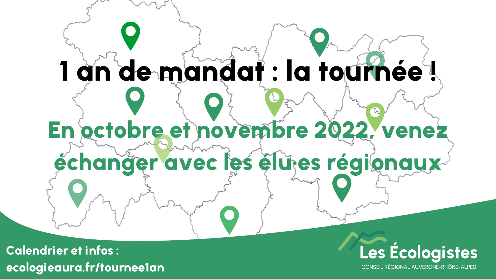 Un an de mandat les élu·es écologistes à votre rencontre Les